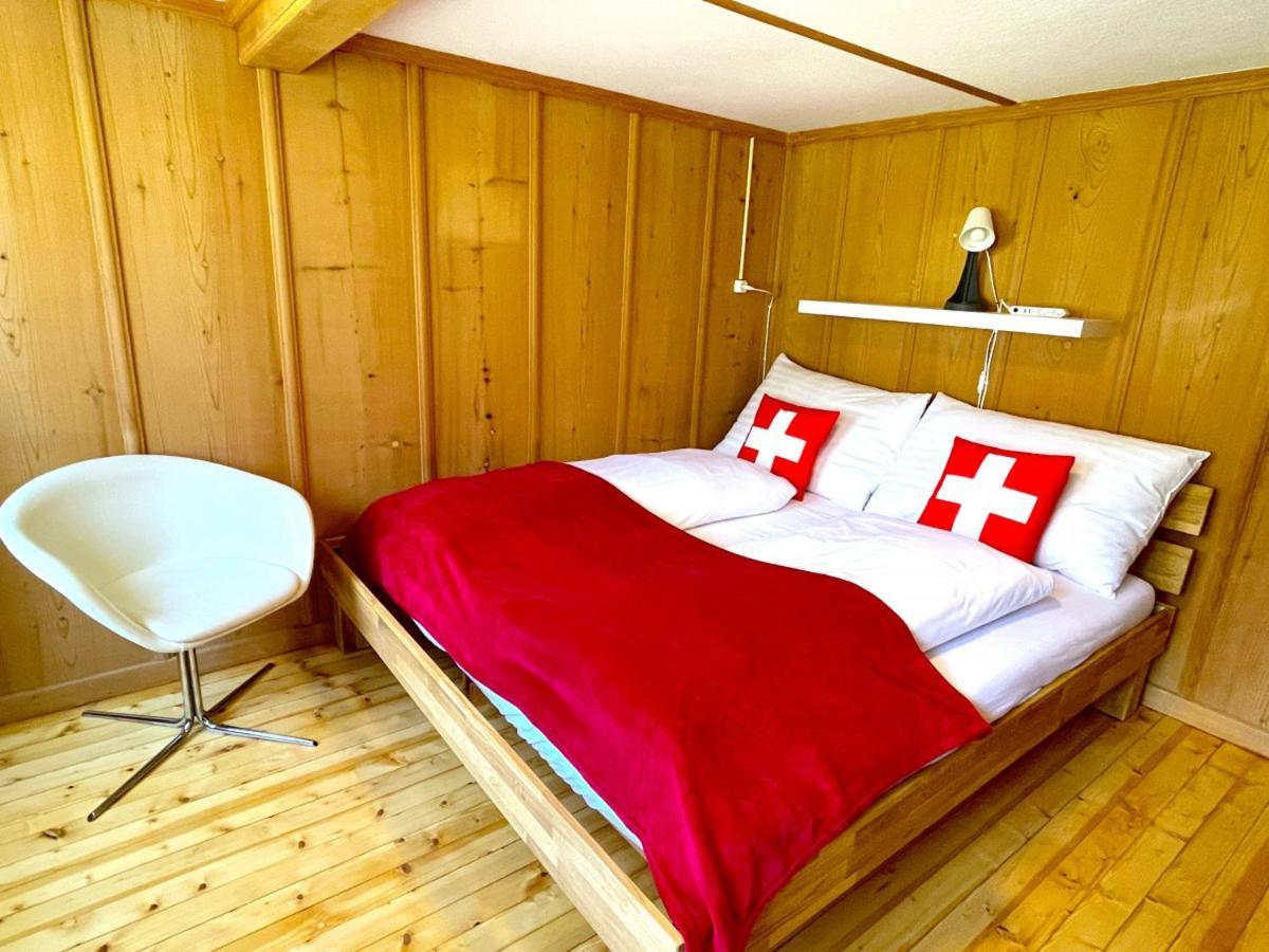 Swisshut Stunning Views Alps Lake - Chalet Erli Därligen Exteriör bild